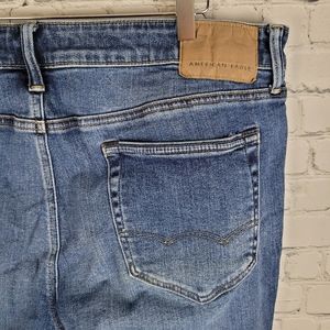 AMERICAN EAGLE | Next Level Airflex skinny distressed busted knee jeans